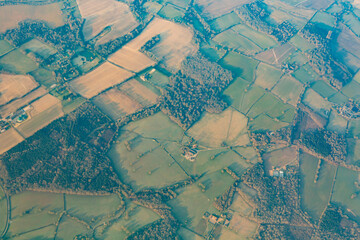 Aerial view of rural near Gatwick