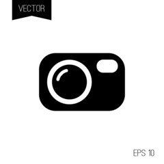 Camera logo or icon for web or UI UX design.