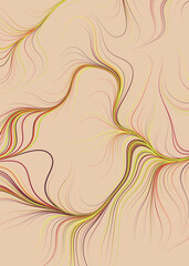 Fototapeta premium Abstract Perlin Noise Geometric Pattern generative computational art illustration
