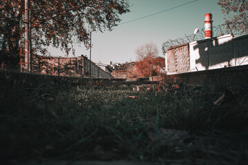 old abandoned factory