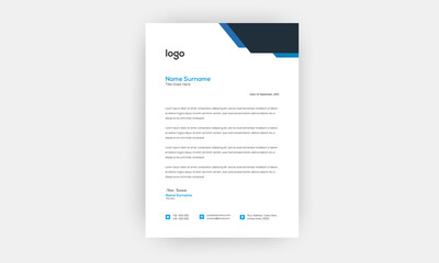 Business style letter head templates.