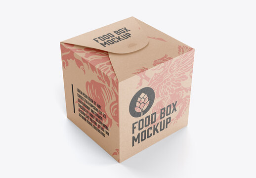 Food Box Mockup