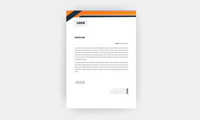 Business style letter head templates.