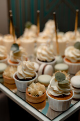 cake on the table in restaurant