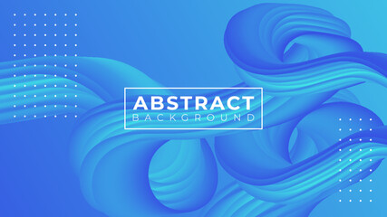 3D Fluid abstract vector trendy modern background illustration design.