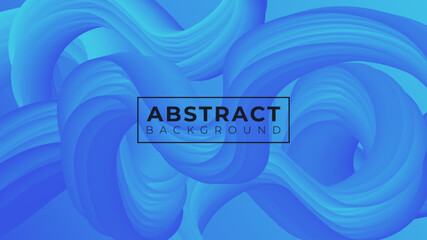 3D Fluid abstract vector trendy modern background illustration design.