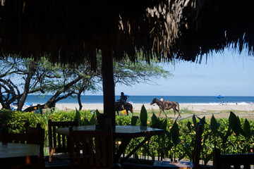 A tropical beach and surf town located in Tamarindo Costa Rica.