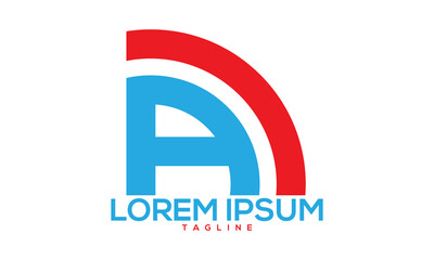 Unique letter logo Modern and minimalist vector and abstract logo