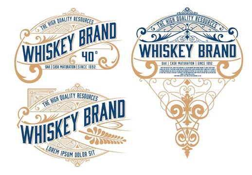 Set of 3 Vintage Logos