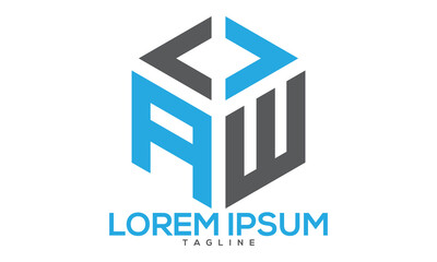 Unique letter logo Modern and minimalist vector and abstract logo