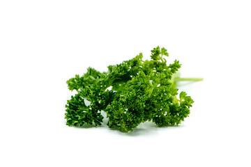 Parsley isolated on white background