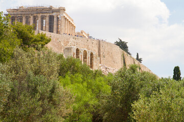 Partenon o Parthenon en la ciudad de Atenas, en el pais de Grecia