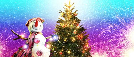 Schneemann - Weihnachtsmotiv