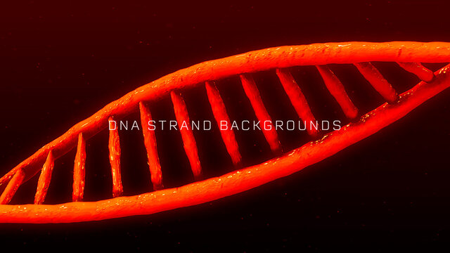 Cool Unique Dna Strand Background Titles