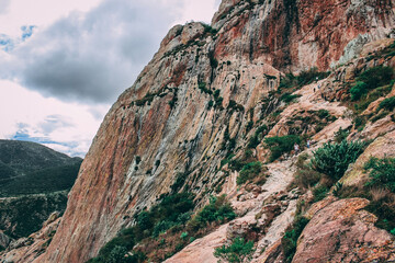 rock in the mountains