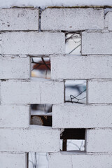 brick wall in white. brick wall background.