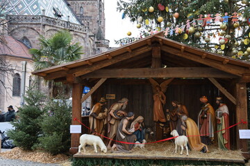 Obraz premium nativity hut