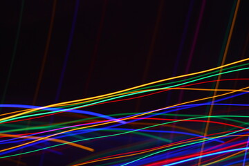 abstract colorful lines