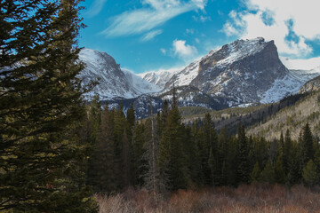 mountains in the horizon