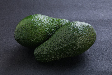 Fresh ripe green organic exotic avocado