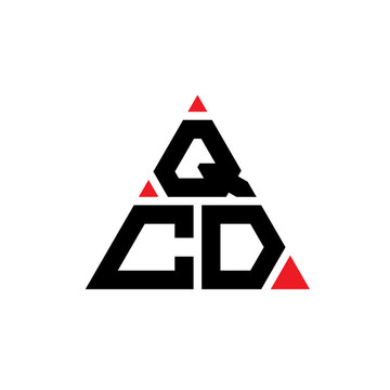 QCD triangle letter logo design with triangle shape. QCD triangle logo design monogram. QCD triangle vector logo template with red color. QCD triangular logo Simple, Elegant, and Luxurious Logo...