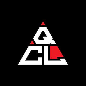 QCL triangle letter logo design with triangle shape. QCL triangle logo design monogram. QCL triangle vector logo template with red color. QCL triangular logo Simple, Elegant, and Luxurious Logo...