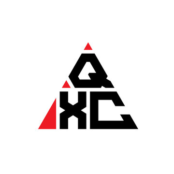 QXC triangle letter logo design with triangle shape. QXC triangle logo design monogram. QXC triangle vector logo template with red color. QXC triangular logo Simple, Elegant, and Luxurious Logo...