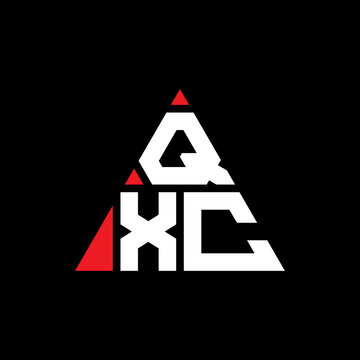 QXC triangle letter logo design with triangle shape. QXC triangle logo design monogram. QXC triangle vector logo template with red color. QXC triangular logo Simple, Elegant, and Luxurious Logo...