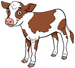 cartoon calf farm animal comic character © Igor Zakowski
