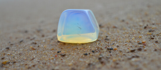 Stone glass of water