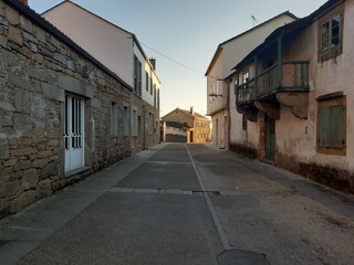 Calle histórica de Guitiriz, Galicia