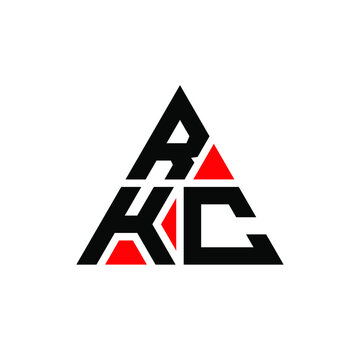 RKC triangle letter logo design with triangle shape. RKC triangle logo design monogram. RKC triangle vector logo template with red color. RKC triangular logo Simple, Elegant, and Luxurious Logo...