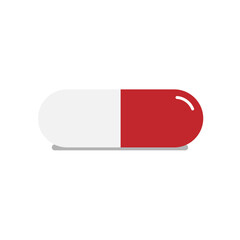 red and white pills