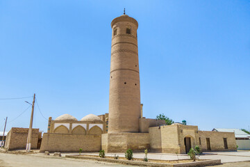 Fototapeta na wymiar Palvan-Kari Madrasah, one of the landmarks of the historical 