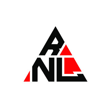 RNL triangle letter logo design with triangle shape. RNL triangle logo design monogram. RNL triangle vector logo template with red color. RNL triangular logo Simple, Elegant, and Luxurious Logo...