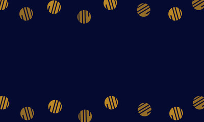 navy background with circles on top and bottom