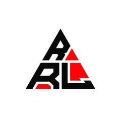 RRL triangle letter logo design with triangle shape. RRL triangle logo design monogram. RRL triangle vector logo template with red color. RRL triangular logo Simple, Elegant, and Luxurious Logo...