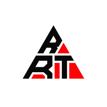 RRT triangle letter logo design with triangle shape. RRT triangle logo design monogram. RRT triangle vector logo template with red color. RRT triangular logo Simple, Elegant, and Luxurious Logo...