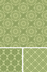 Stylish vector patterns, backgrounds
