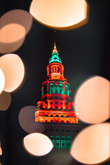 Terminal Tower during Christmas in Cleveland Ohio