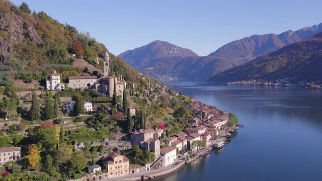 Morcote a Municipality of Switzerland on the Shores of Lake Lugano