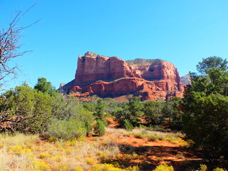 red rock cliffs 