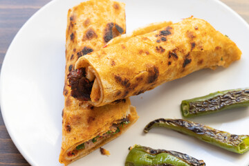 delicious turkish kebab on a table