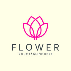 Obraz premium abstract flower logo