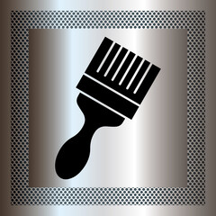 Logo peinture fraîche.