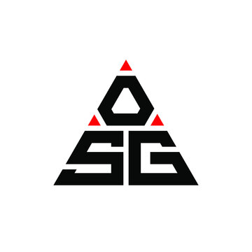 OSG triangle letter logo design with triangle shape. OSG triangle logo design monogram. OSG triangle vector logo template with red color. OSG triangular logo Simple, Elegant, and Luxurious Logo...