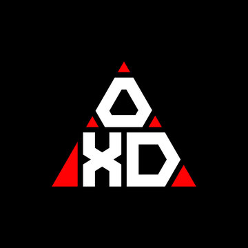 OXD triangle letter logo design with triangle shape. OXD triangle logo design monogram. OXD triangle vector logo template with red color. OXD triangular logo Simple, Elegant, and Luxurious Logo...
