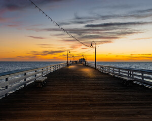 Fototapeta premium Sunset on the Pier