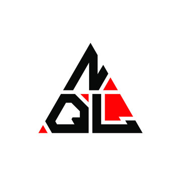 NQL triangle letter logo design with triangle shape. NQL triangle logo design monogram. NQL triangle vector logo template with red color. NQL triangular logo Simple, Elegant, and Luxurious Logo...