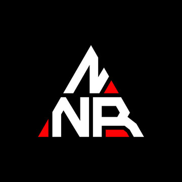 NNR triangle letter logo design with triangle shape. NNR triangle logo design monogram. NNR triangle vector logo template with red color. NNR triangular logo Simple, Elegant, and Luxurious Logo...